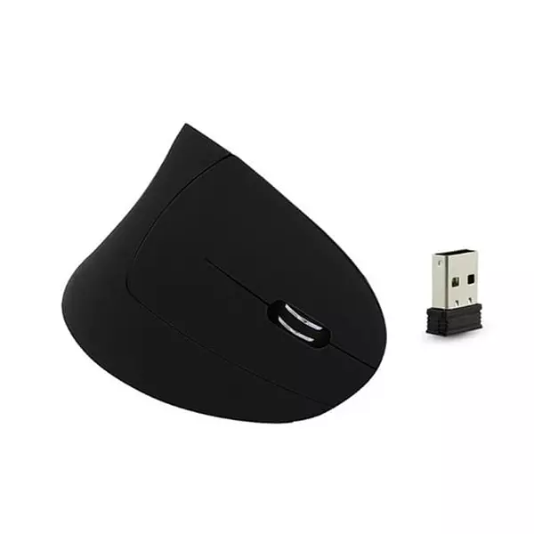 Mouse Vertical Ergonomico Inalamb Recargable Bluetooth +2.4g