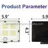 Lampara Reflector Led Solar Ip67 Exterior Sensor Movimiento