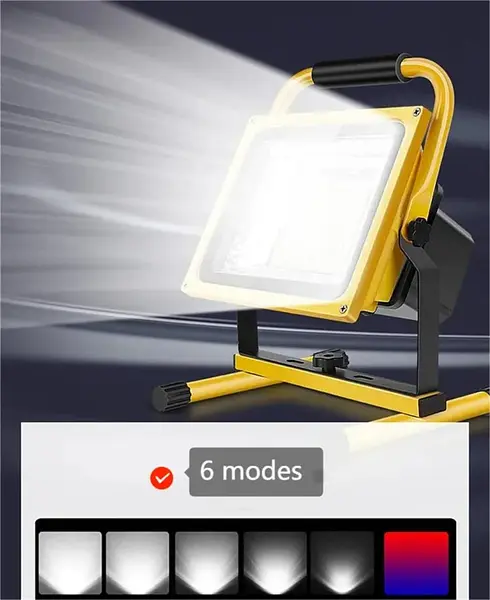 Lampara Luz Led Portátil Recargable Luz Federal Emergencia